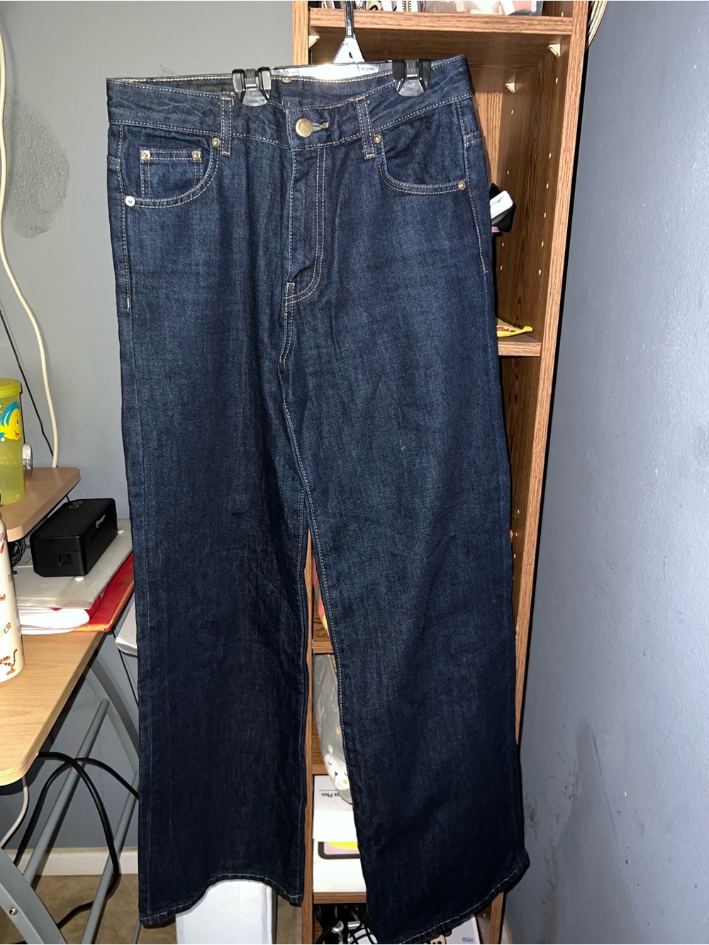 Zara   Dark Indigo Bootcut Jeans
